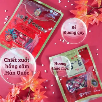 Kẹo hồng sâm gói 200g – SOBEAK
