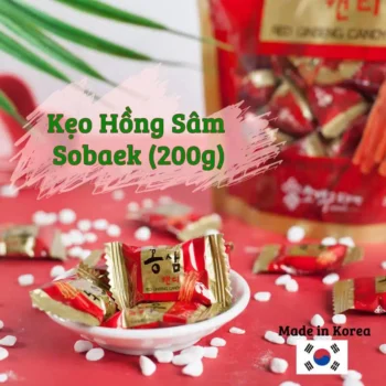 Kẹo hồng sâm gói 200g – SOBEAK