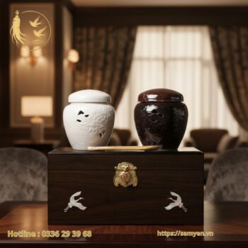 Cao Hắc Sâm Đông Trùng Hạ Thảo Hộp Gỗ