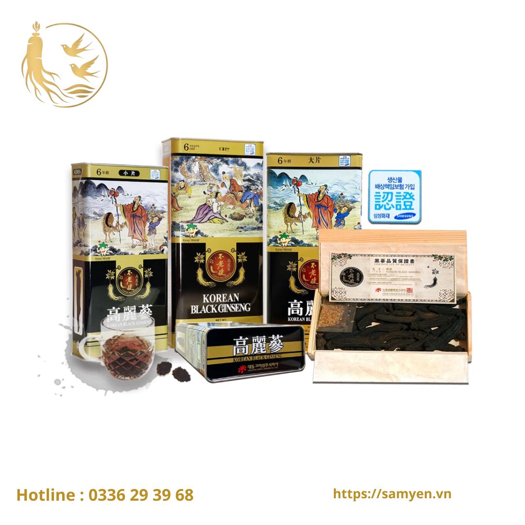 hac-sam-cu-kho-daedong-6-nam-tuoi-150gr-6-10-cu (1) Hắc Sâm Củ Khô Daedong 6 năm tuổi 150gr (6-10 củ)