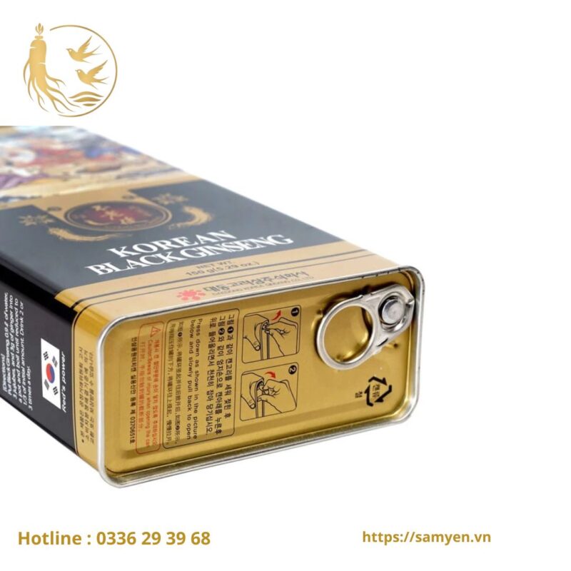Hắc Sâm Củ Khô Daedong 6 năm tuổi 150gr (6-10 củ)
