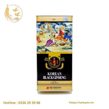 Hắc Sâm Củ Khô Daedong 6 năm tuổi 150gr (6-10 củ)