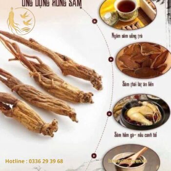 Hồng Sâm Củ Khô 6 năm tuổi Daedong Korea