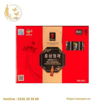 Hồng Sâm Củ Tẩm Mật Ong Sobaek 300gr 8 củ (SCM7)