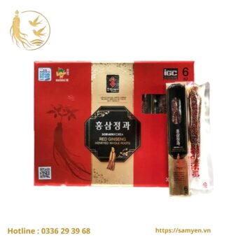 Hồng Sâm Củ Tẩm Mật Ong Sobaek 300gr 8 củ (SCM7)