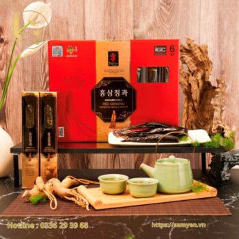 Hồng Sâm Củ Tẩm Mật Ong Sobaek 300gr 8 củ (SCM7)