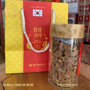 Hồng Sâm Lát khô Daedong Lọ 200gr Hàn Quốc