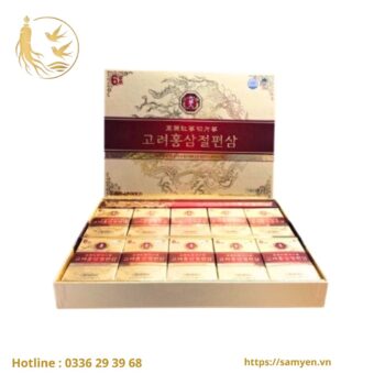 Hồng sâm lát mật ong Bio Korea 200g (10 hộp gói x 20gr)