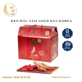 Kẹo Hắc Sâm KGS Gold Hàn Quốc 1000G