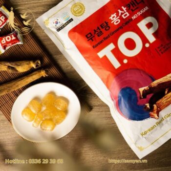 Kẹo Hồng Sâm TOP không đường 500gr