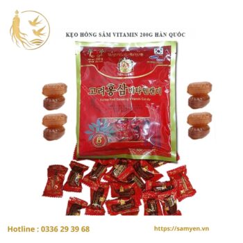 Kẹo Hồng Sâm Vitamin 200 GR Dream Korea