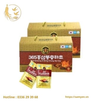 Nước Chiết Xuất Hồng Sâm Đông Trùng Hạ Thảo 365 Hansusam 20 Góix70ml