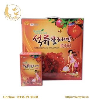 Nước lựu collagen Hàn Quốc hộp 30 gói x 80ml