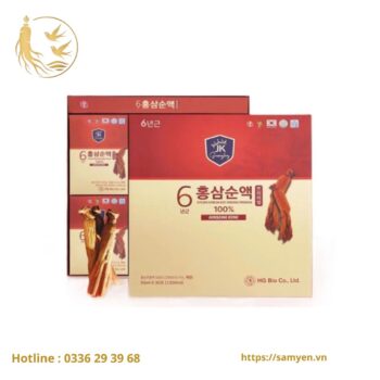 Nước hồng sâm 100 premium 30 gói x 50ml HG BIO