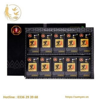 Nước Tinh Chất Cao Hắc Sâm Gold Bio Korea 60 gói x 25ml