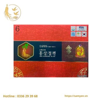 Sâm Lát Tẩm Mật Ong SOBAEK 200G - 10 hộp x 20g