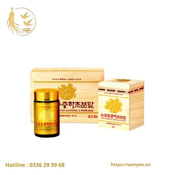 Bột Đông Trùng Hạ Thảo KGS Royal Gold Paecilomyces Japonica Powder (2 lọ x 90g)